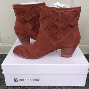 Corso Como brown suede ankle boots